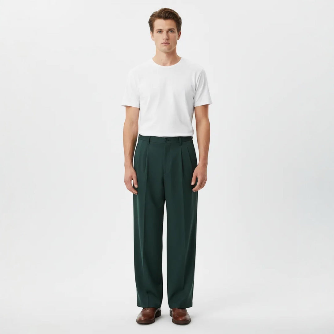 Sascha | Herren Moderne Wide-Leg Hose