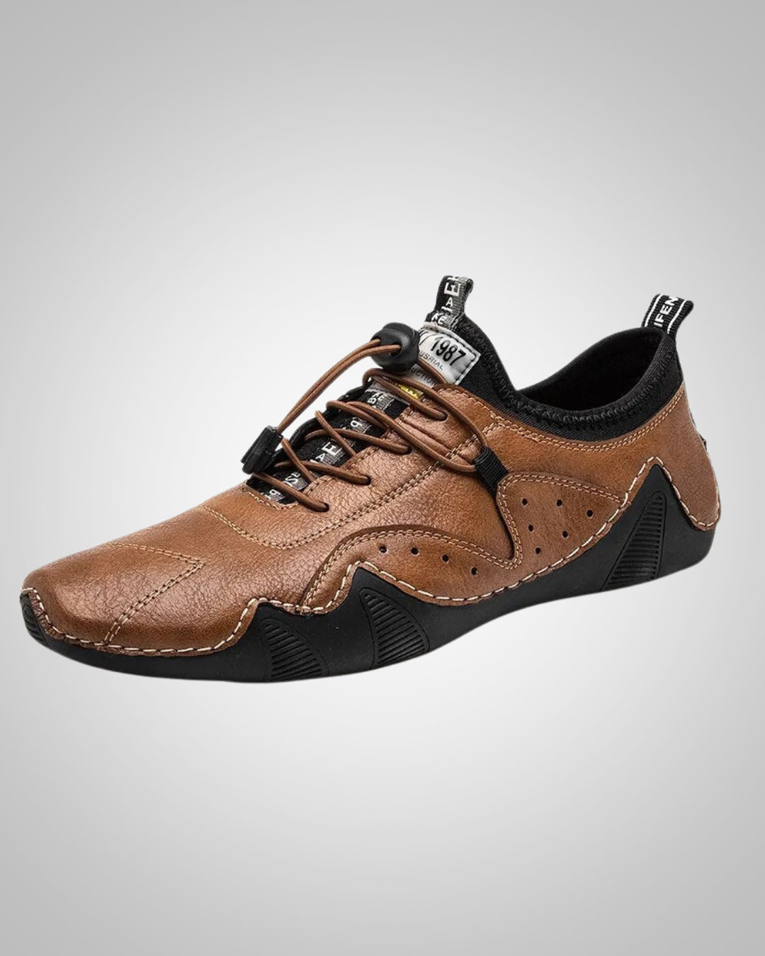 Virex | Chaussures orthopédiques perforées à lacets pour hommes
