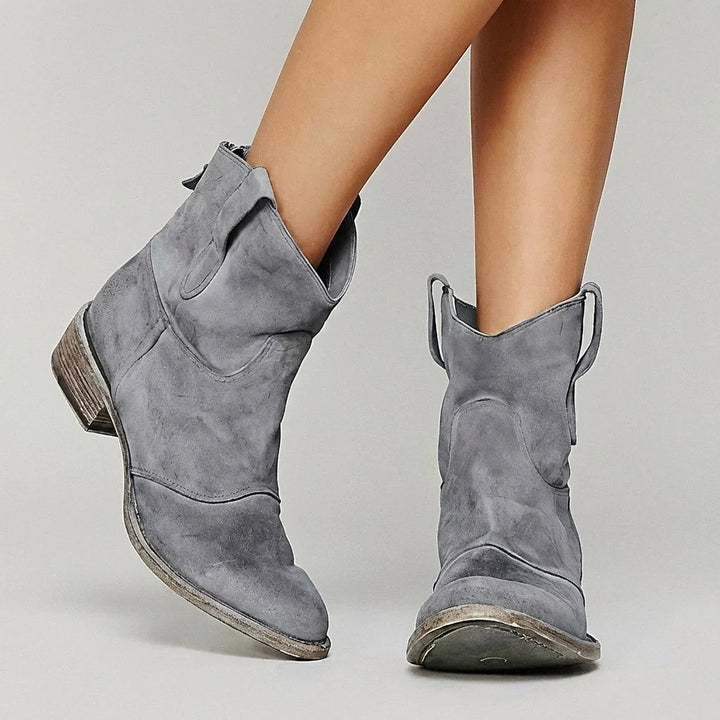 Rebecca | Damen Orthopädische Stiefeletten mit Niedriger Absatz