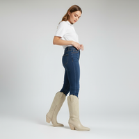 Maud | Women's Fashionable Knee-High Cowboy Boots