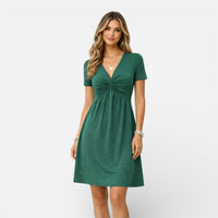 Iris | Damen Elegantes Hochzeitsgast Sommer Midikleid