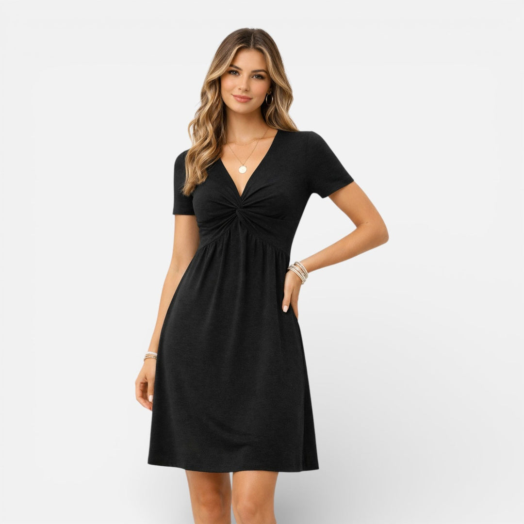 Iris | Damen Elegantes Hochzeitsgast Sommer Midikleid
