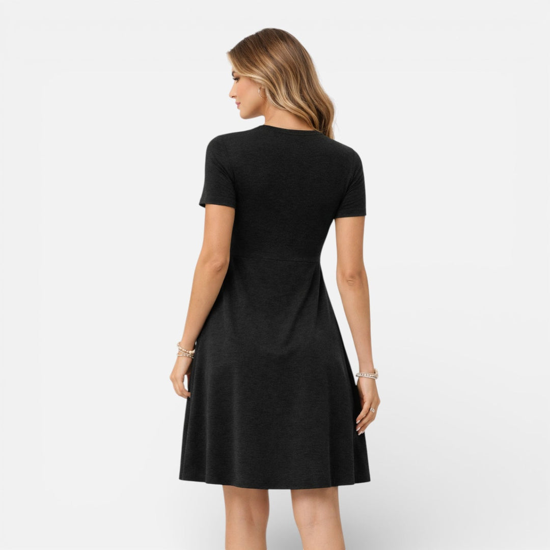 Iris | Damen Elegantes Hochzeitsgast Sommer Midikleid