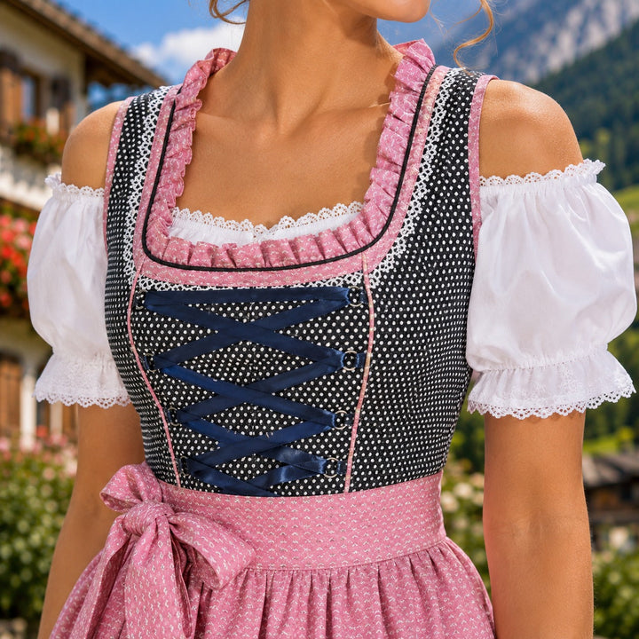Sereina | Damen Traditionelles Dreiteiliges Dirndl