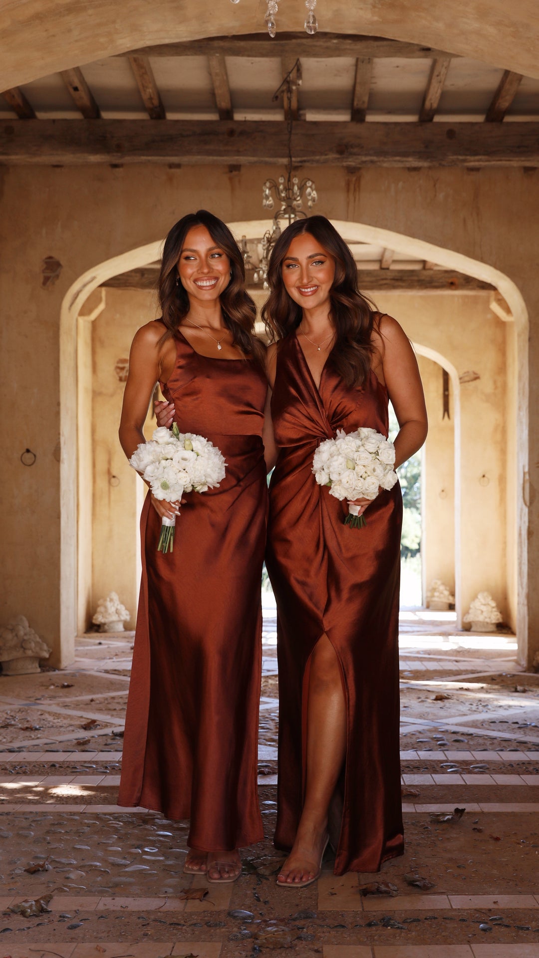 Aline | Damen Elegantes Eckigem Ausschnitt Hochzeitsgastkleid