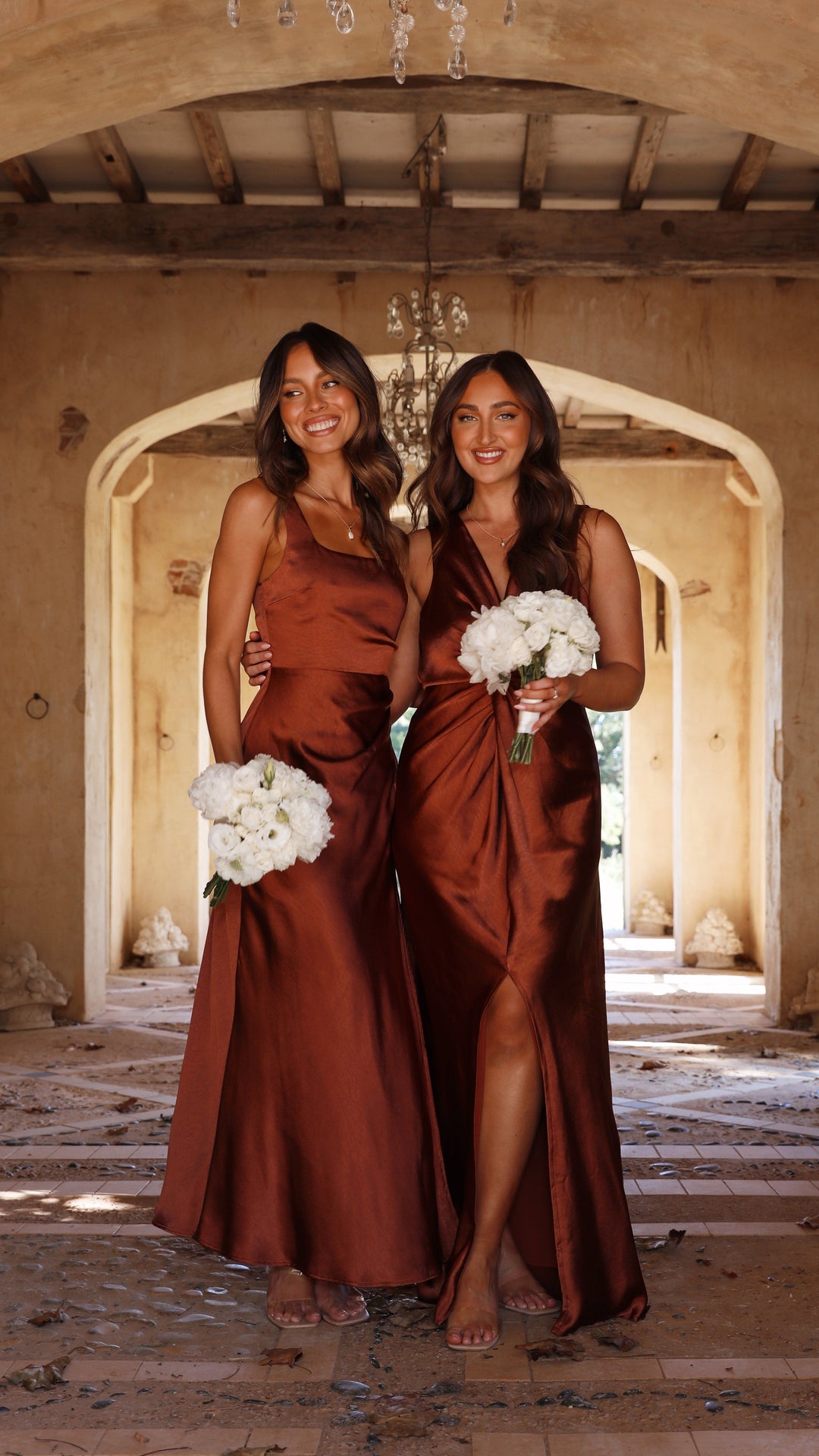 Aline | Damen Elegantes Eckigem Ausschnitt Hochzeitsgastkleid