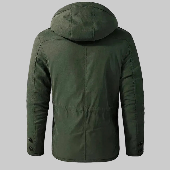 Thomas | Parka foderato da uomo con cappuccio