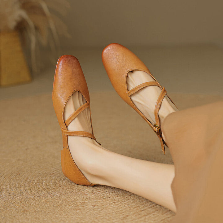 Serena | Ballerines vintage style Mary Jane pour femme