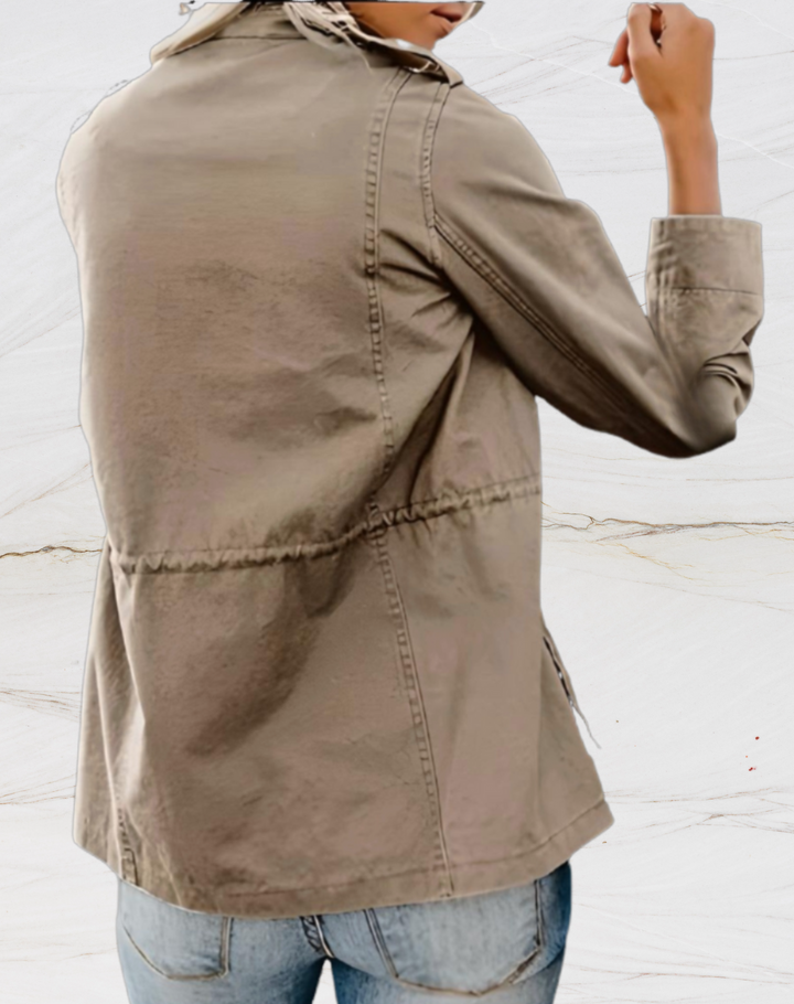 Nicole | Damen Sportliche Herbstjacke mit Taschen