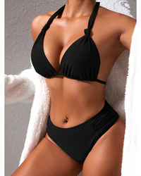 Addison | Ensemble bikini classique avec liens à nouer pour femmes