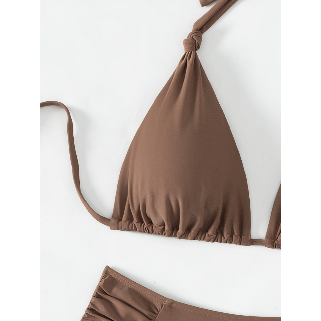 Addison | Ensemble bikini classique avec liens à nouer pour femmes