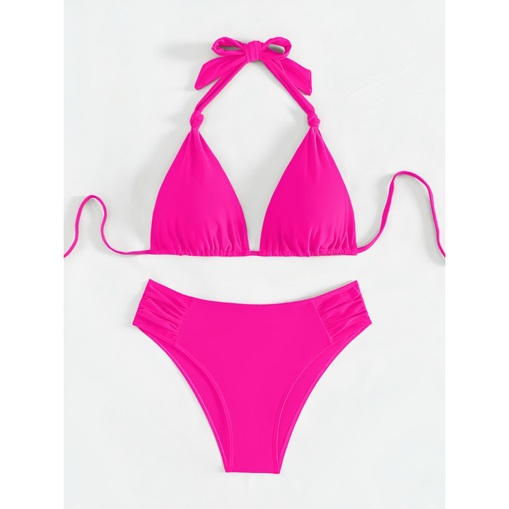 Addison | Ensemble bikini classique avec liens à nouer pour femmes