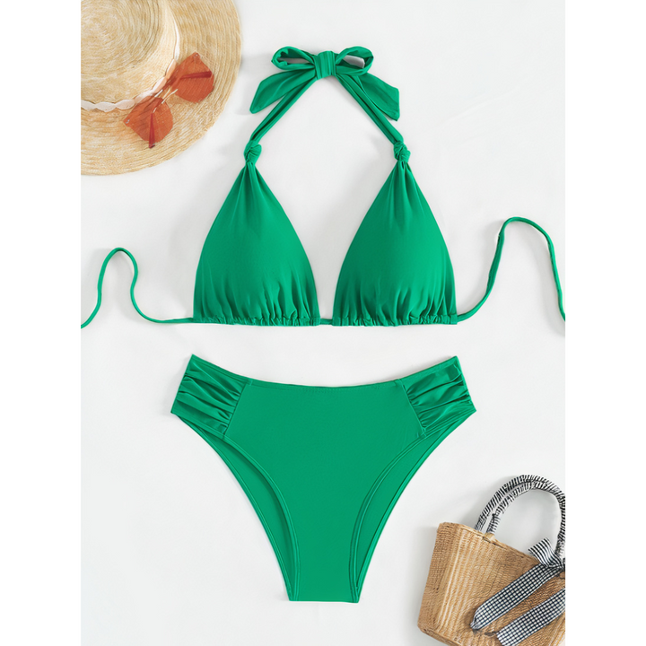 Addison | Ensemble bikini classique avec liens à nouer pour femmes