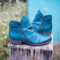 Lydia | Women's Low Heel Zipper Ankle Boots