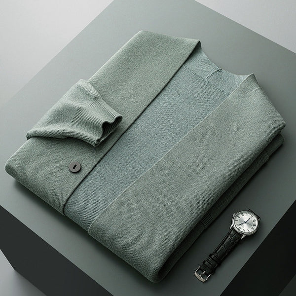 Arthur | Herren Modischer Knopfleiste Strickpullover