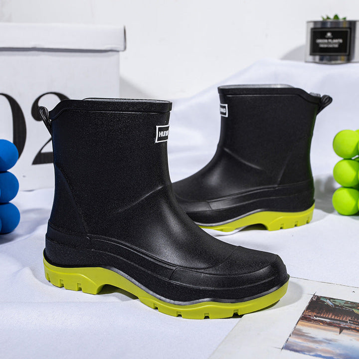 Sina | Bottes en caoutchouc montantes à enfiler pour femme  