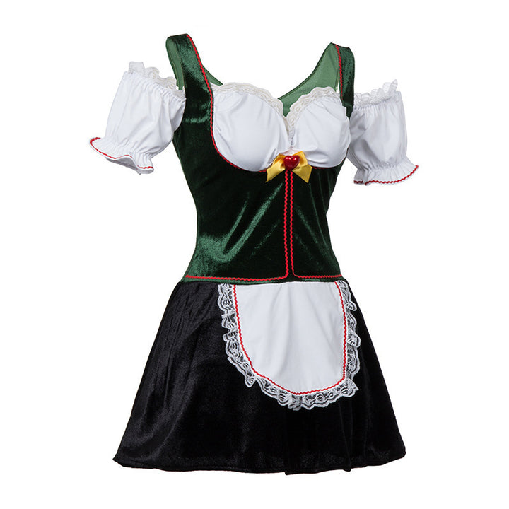 Sibylle | Damen Traditionelles Trachten-Kostümkleid mit Schürze