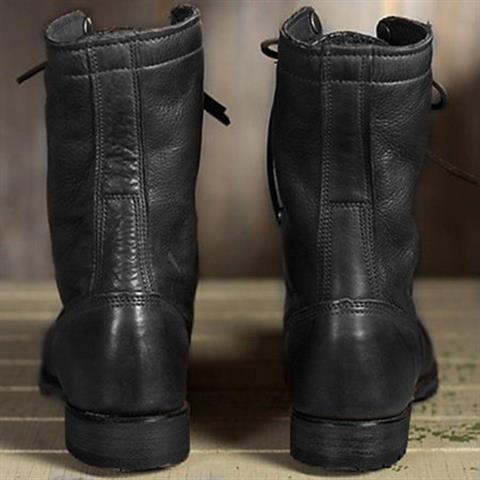 Sina | Bottines à lacets décontractées à bout rond pour femme
