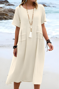 Sophia | Robe midi bohème décontractée pour femmes