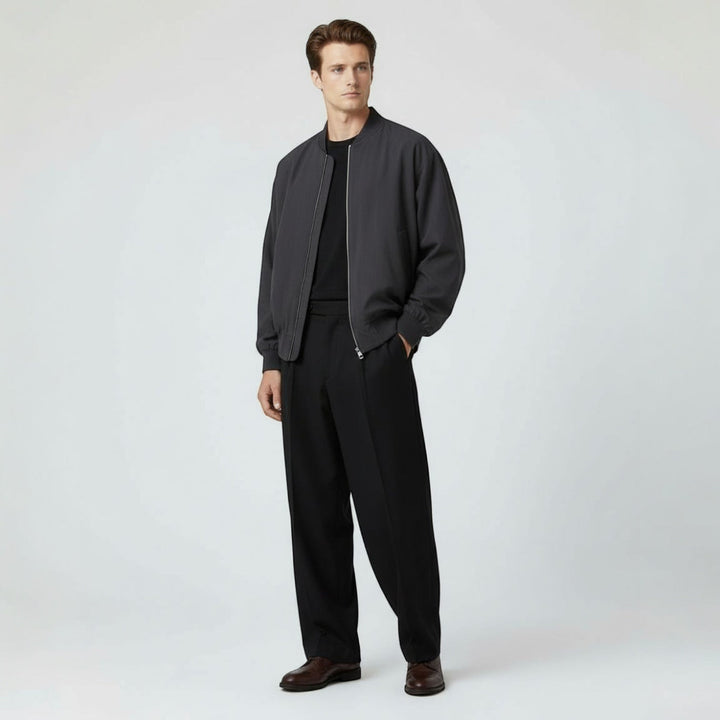Sascha | Herren Moderne Wide-Leg Hose