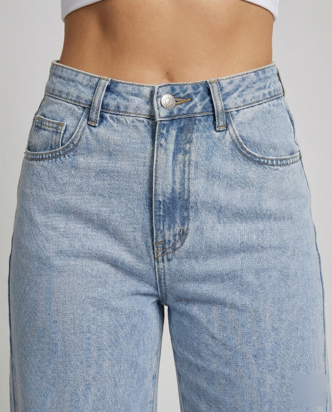 Fiona | Vintage-Jeans mit hoher Taille und weitem Bein für Damen