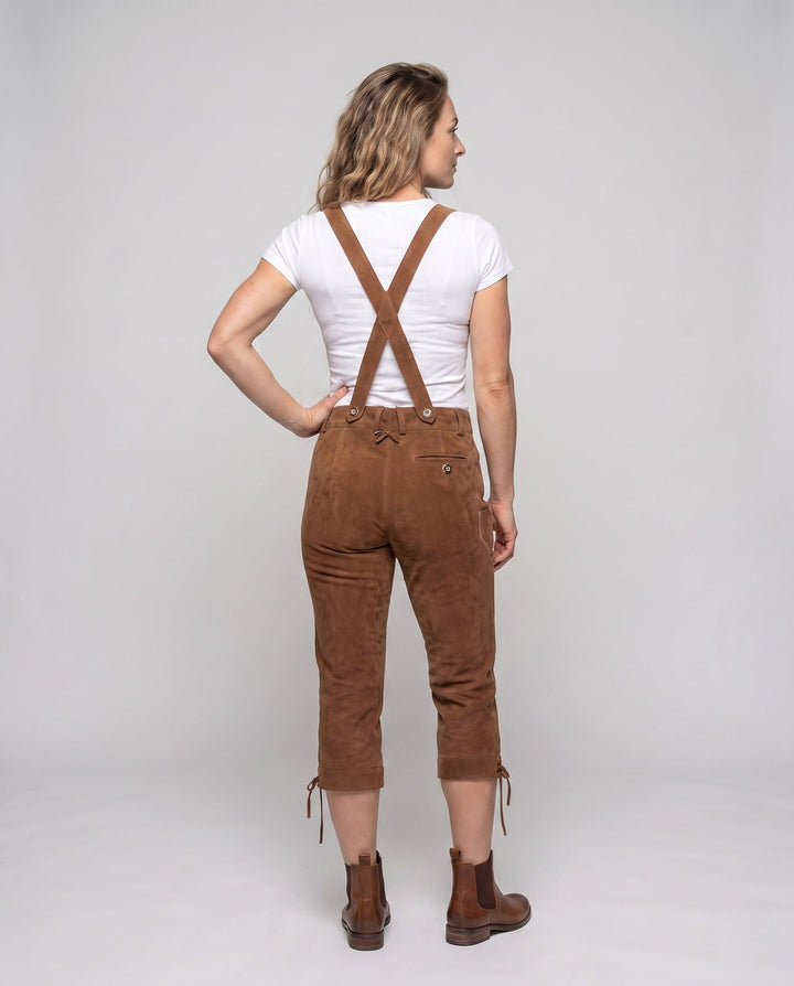Anna | Lederhose traditionnelle pour femme, style Oktoberfest