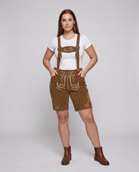 Hannah | Lederhose traditionnelle pour femme, style Oktoberfest