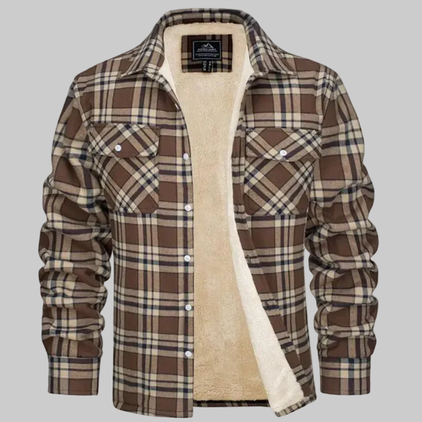 Elia | Veste à carreaux doublée pour homme