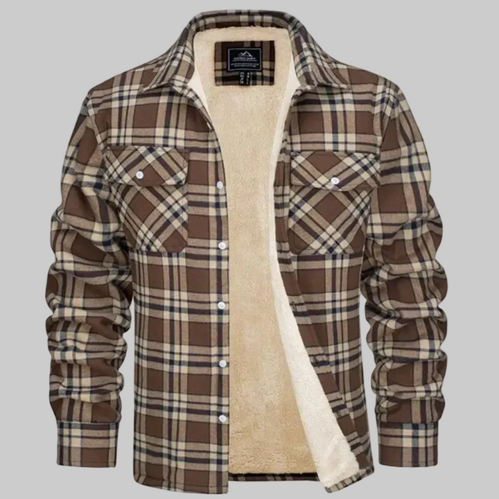 Elia | Veste à carreaux doublée pour homme