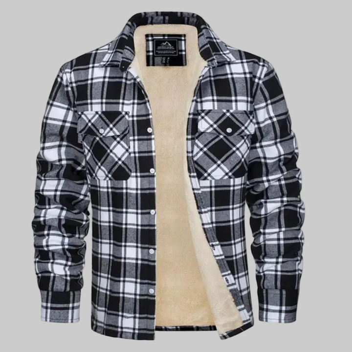 Elia | Veste à carreaux doublée pour homme