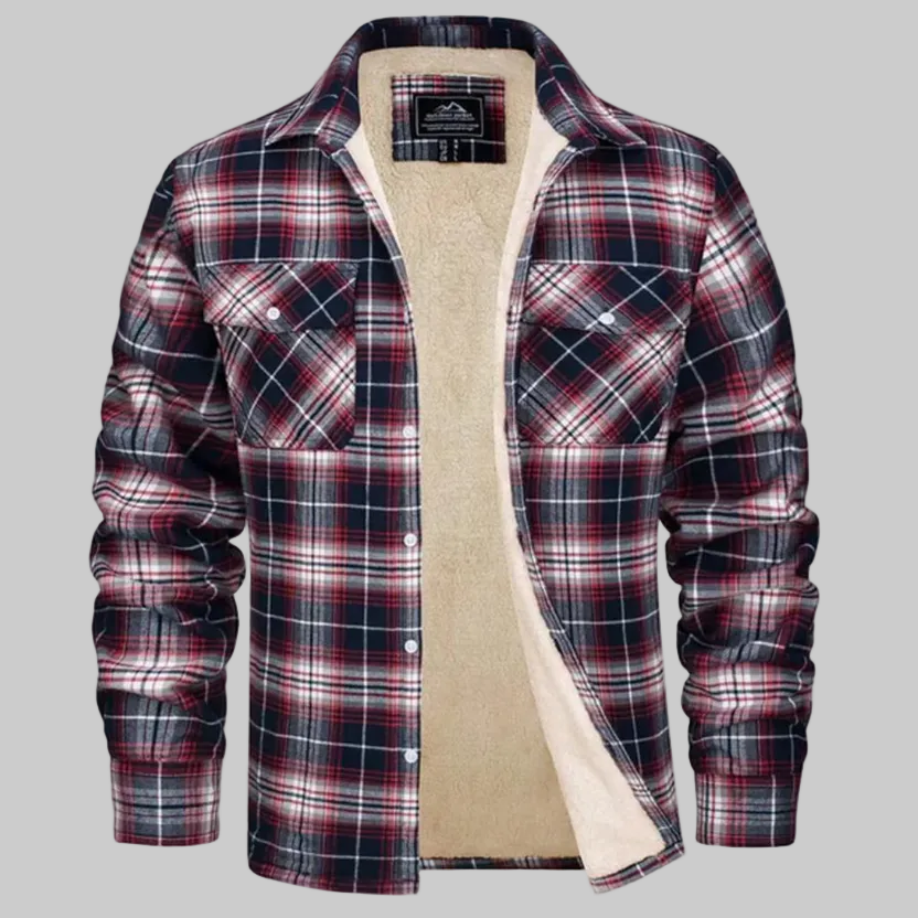 Elia | Veste à carreaux doublée pour homme