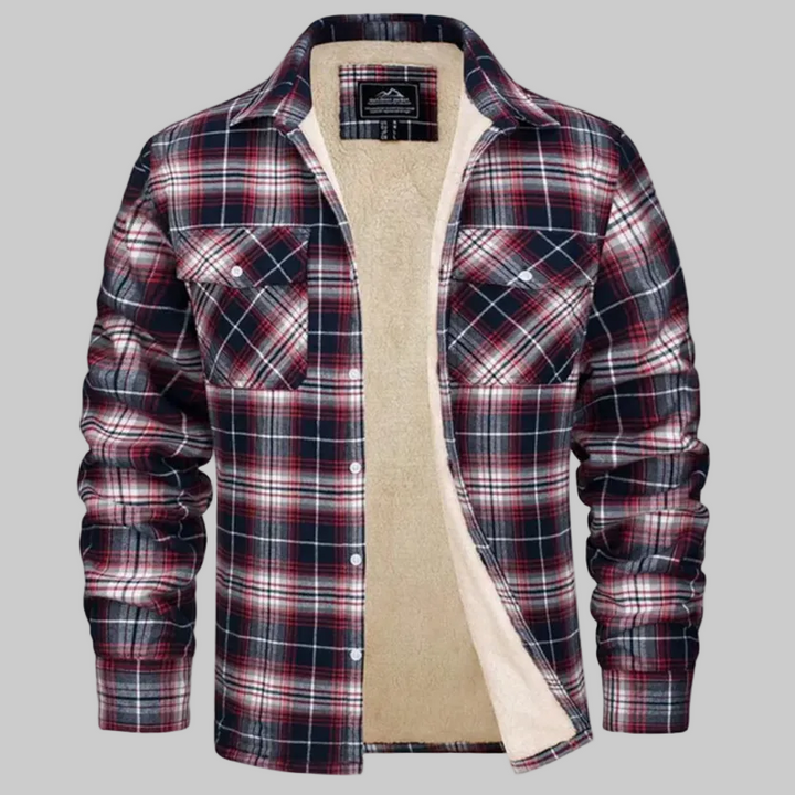 Elia | Veste à carreaux doublée pour homme
