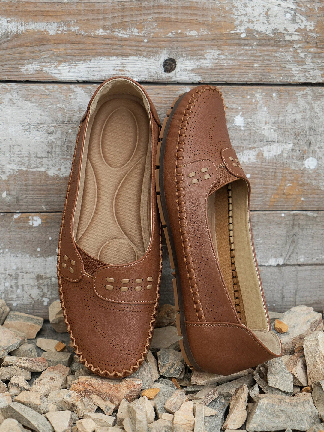 Trudbert | Mocassins style classique à semelle plate pour femmes