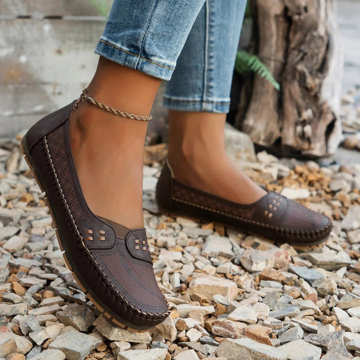 Trudbert | Mocassins style classique à semelle plate pour femmes
