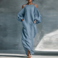 Madeleine | Women's Elegant Boho Puff Sleeve Maxi Dress