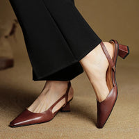 Ema | Women's Elegant Pointed-Toe Kitten Heels