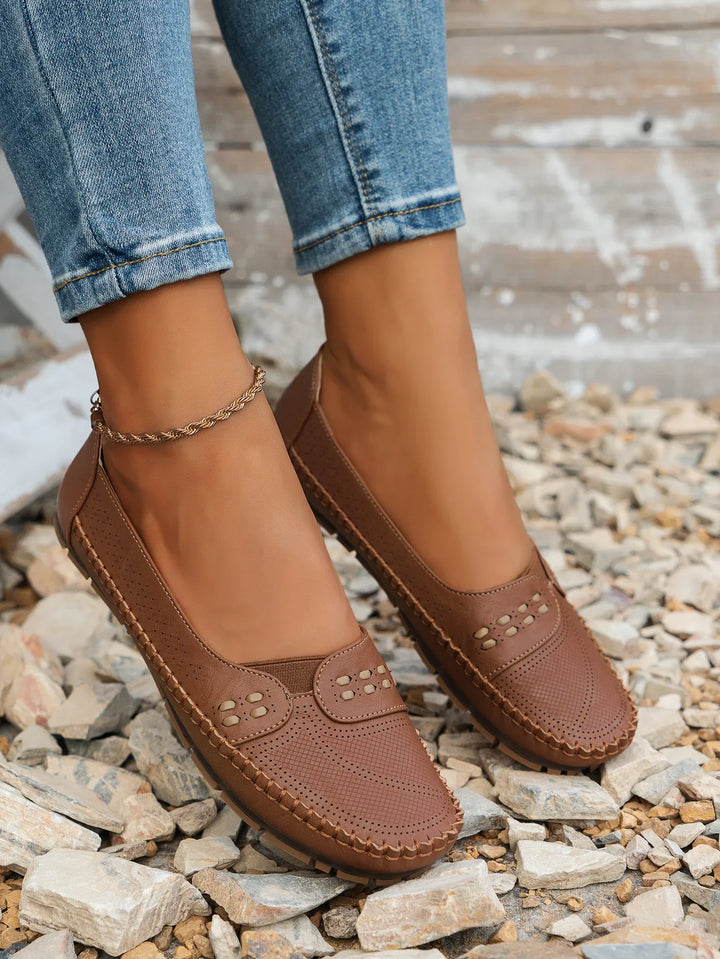 Trudbert | Mocassins style classique à semelle plate pour femmes