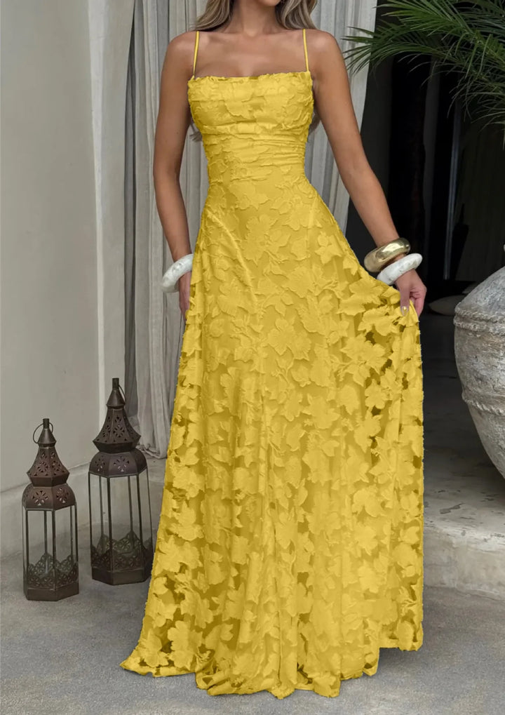 Lisanne | Abito da sera maxi elegante da donna ricamato