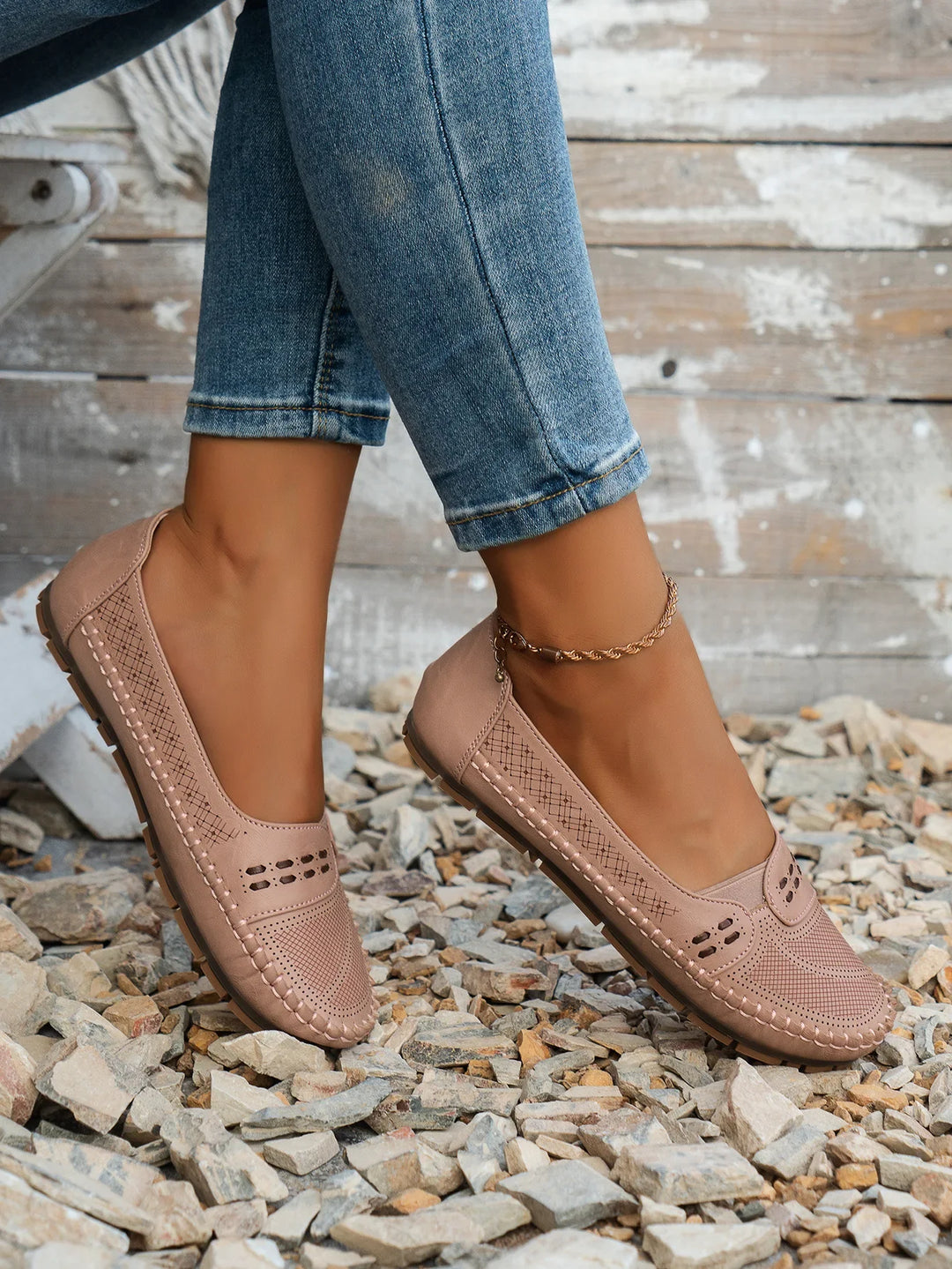 Trudbert | Mocassins style classique à semelle plate pour femmes