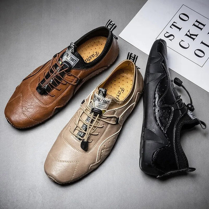 Virex | Chaussures orthopédiques perforées à lacets pour hommes