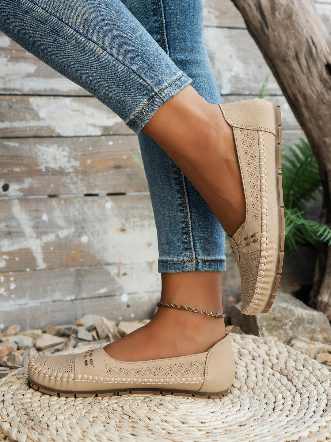 Trudbert | Mocassins style classique à semelle plate pour femmes