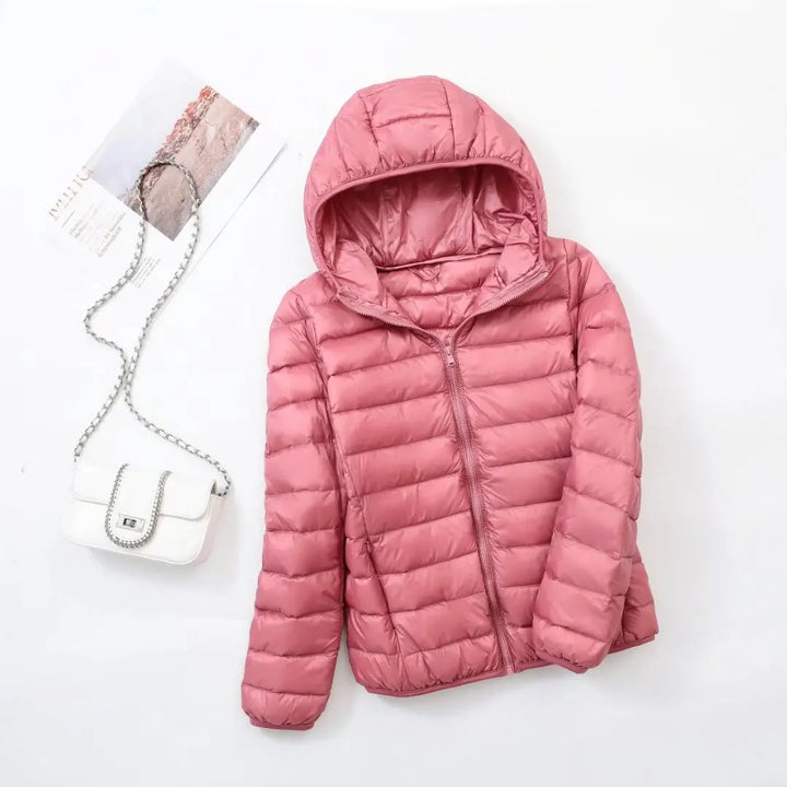 Einfarbiges Rosa Leder