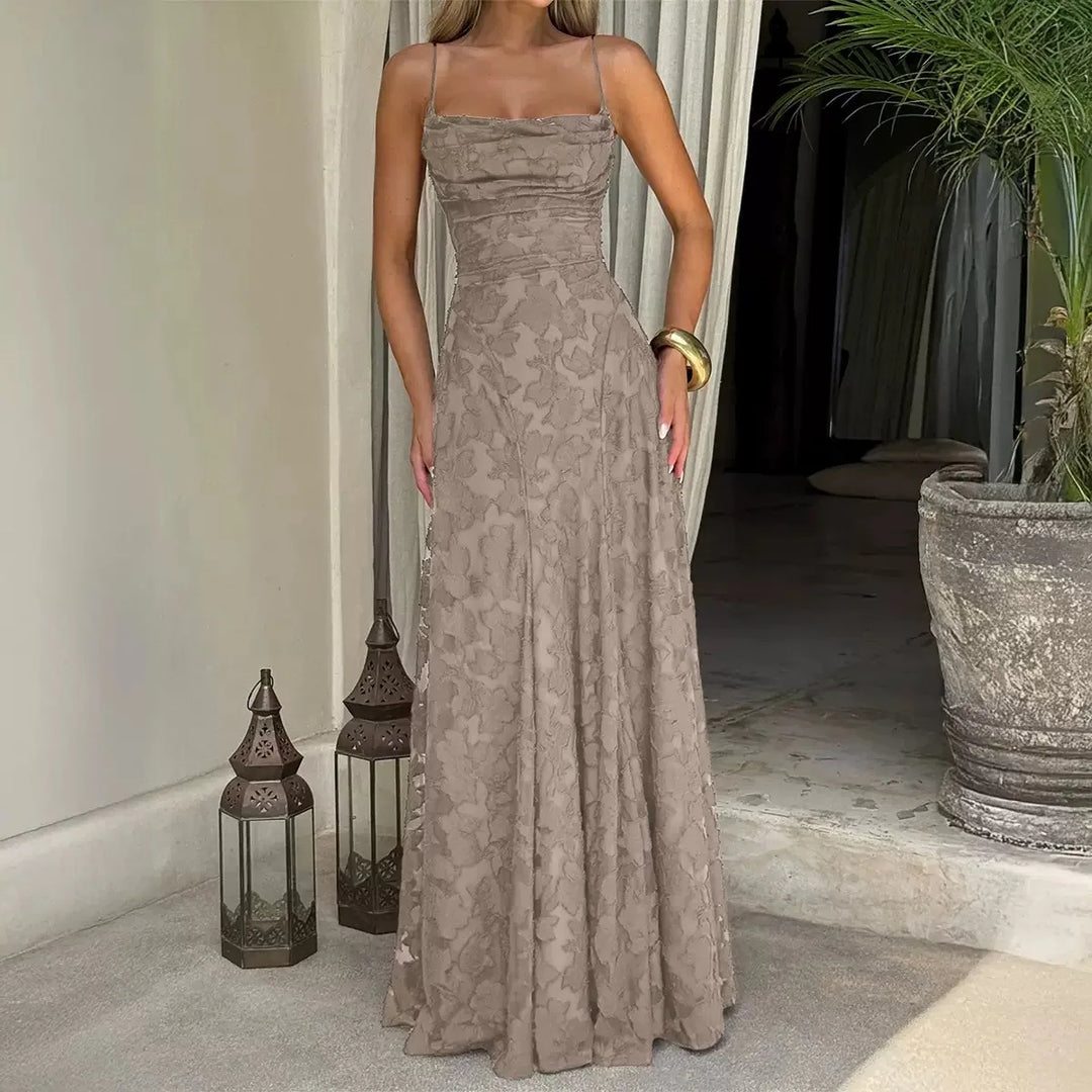 Lisanne | Abito da sera maxi elegante da donna ricamato