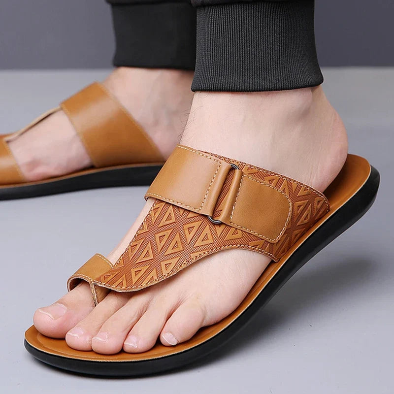 Heike | Damen Orthopädische Moderne Leder Sandalen