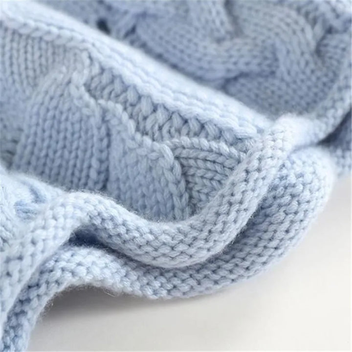 Colette | Damen Gemusterter Strukturierter Strickpullover