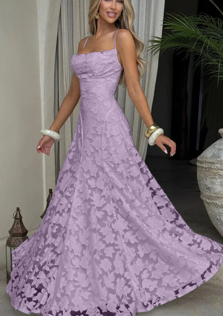 Lisanne | Abito da sera maxi elegante da donna ricamato