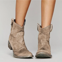 Jael | Women's Suede Boots with Low Block Heel