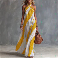 Cornelia | Robe d'été rayée dos nu pour femme