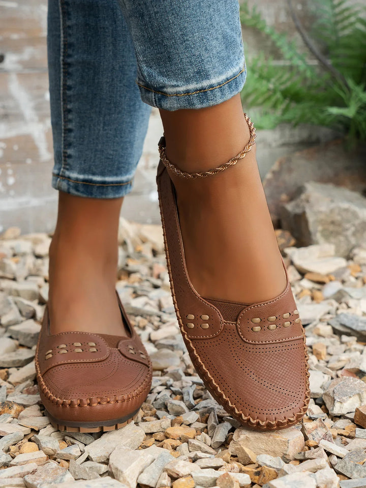 Trudbert | Mocassins style classique à semelle plate pour femmes
