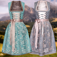 Federica | Damen Traditionelles Besticktes Dirndl
